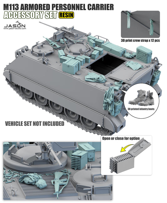 16020 1/16 U.S.  Armored Personnel Carrier Accessory  Set