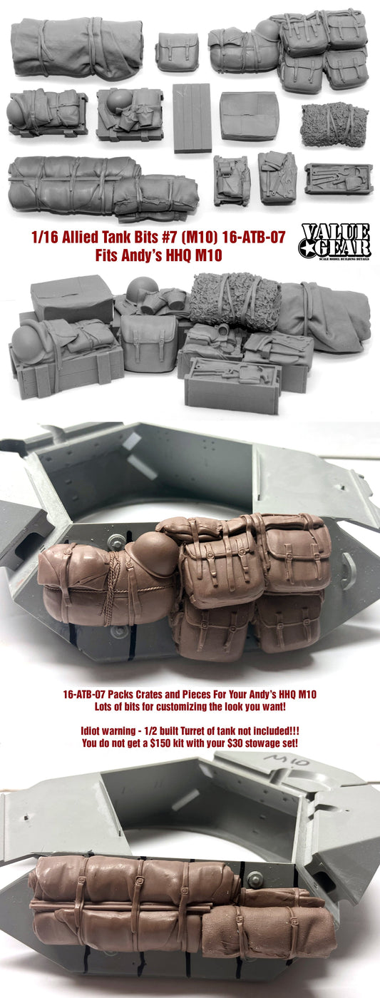 Value Gear  1/16 Allied Tank Bits #7  Andy's