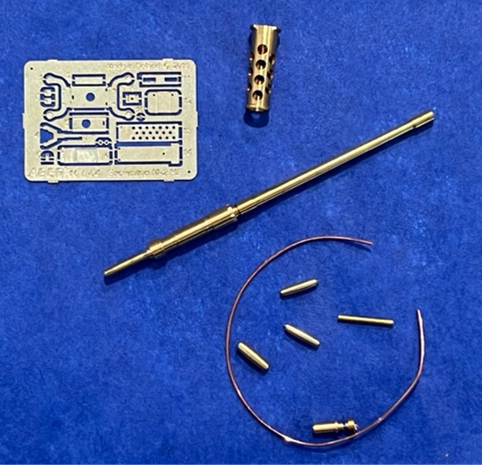 Andy's Hobby Headquarters 16MP01 - 1/16 Browning M2 US .50 caliber machine gun barrel