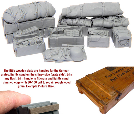Value Gear 16 1/16 WWII German Tank Bits Set #1