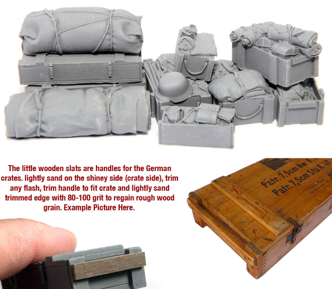 Value Gear 16GTB03 1/16 WWII German Tank Bits Set #3