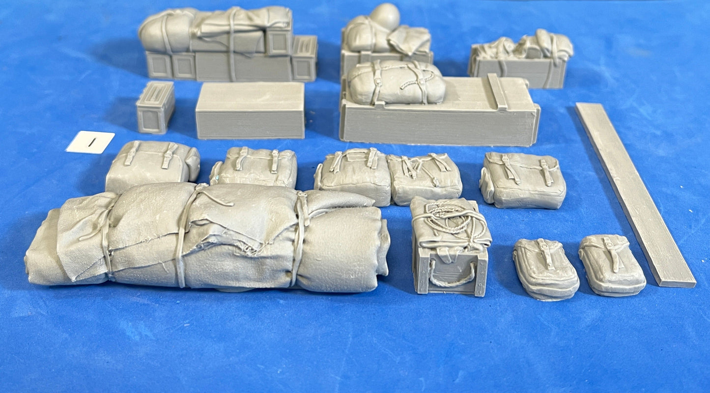 Value Gear 1/16  WWII Sherman Stowage Set #1 for "Andy's Sherman"