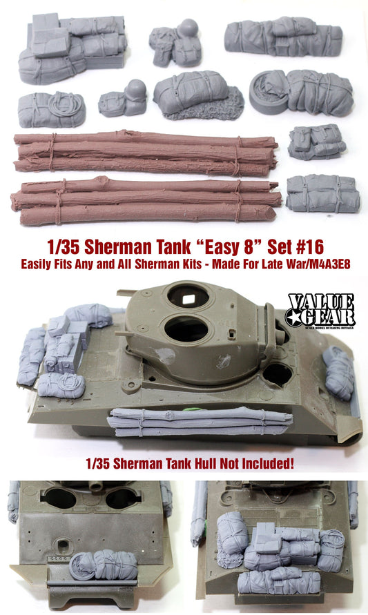 Value Gear  1/35 Sherman Engine Deck & Stowage Set #16