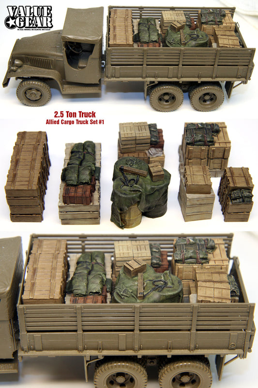 Value Gear UST01 1/35  2.5 Ton Truck Load Set #1